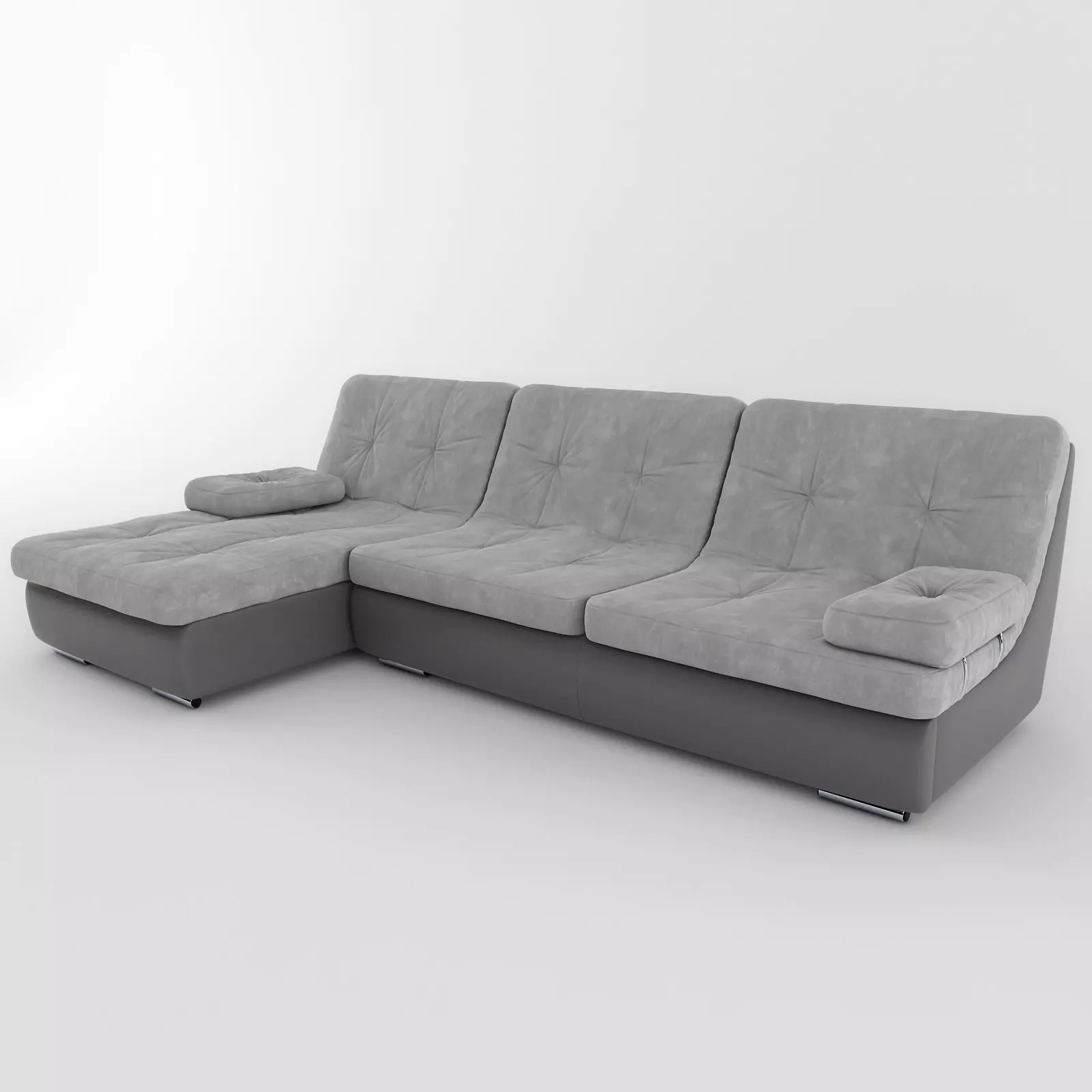 Sofa sectional 3D model_0