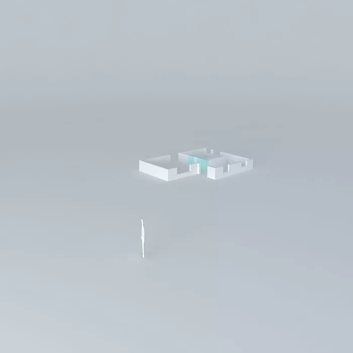 elessandraorkut house in middle of field Free 3D model_0