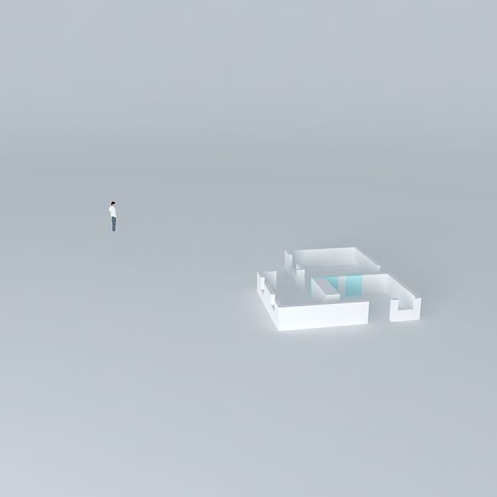 elessandraorkut house in middle of field Free 3D model_2