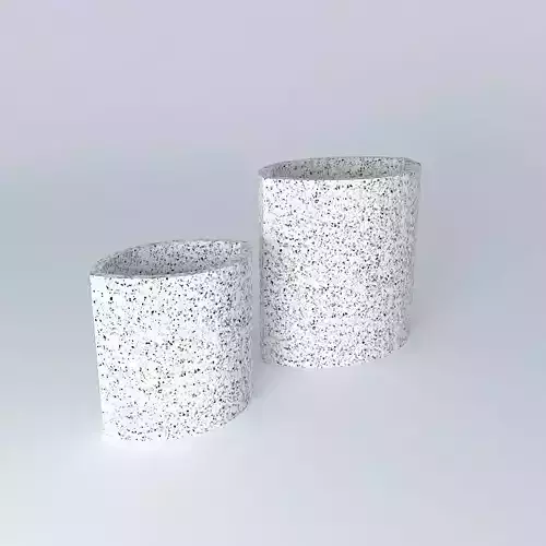 vaso granito granite vase Free 3D model