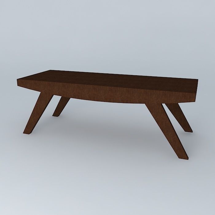 mesa de centro coffee table Free 3D model_1