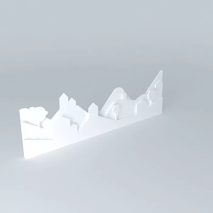 decorative panel, wall decor Free 3D model