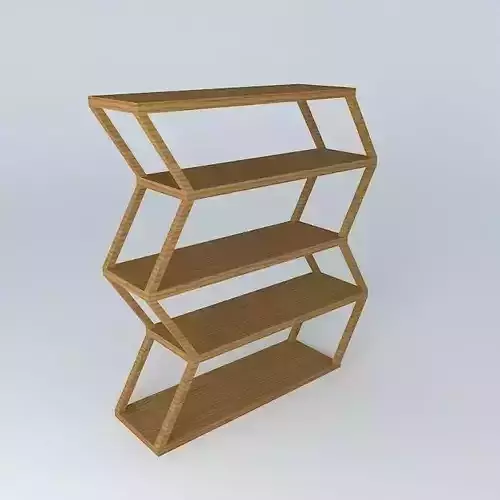 estante zig zag zig zag bookshelf