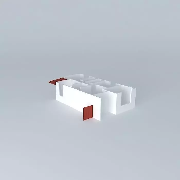 daniellaorkut house with door Free 3D model