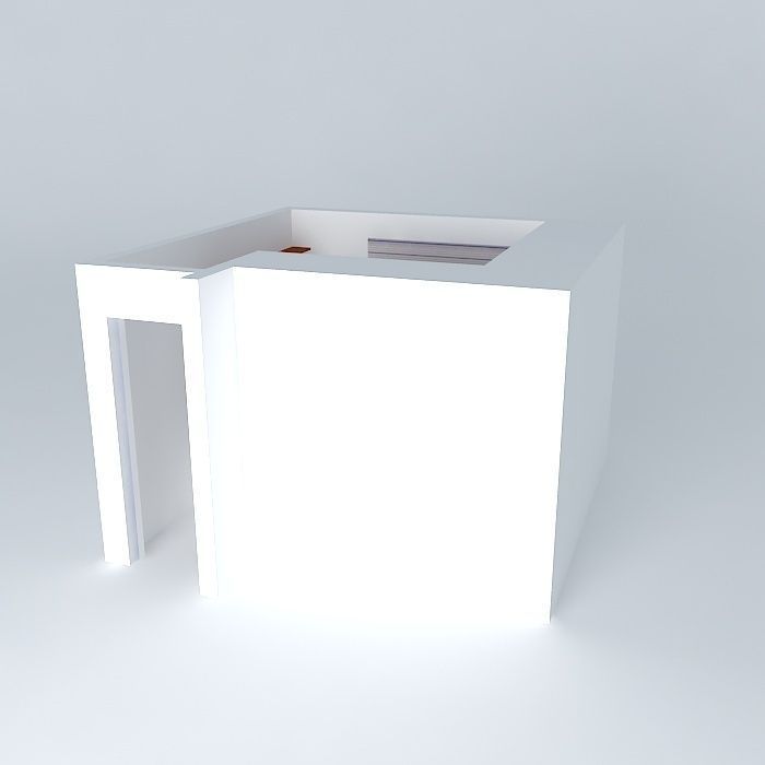 fabioorkut cube with window Free 3D model_1