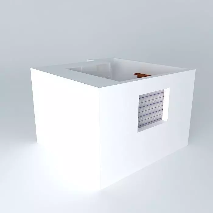 fabioorkut cube with window Free 3D model_0