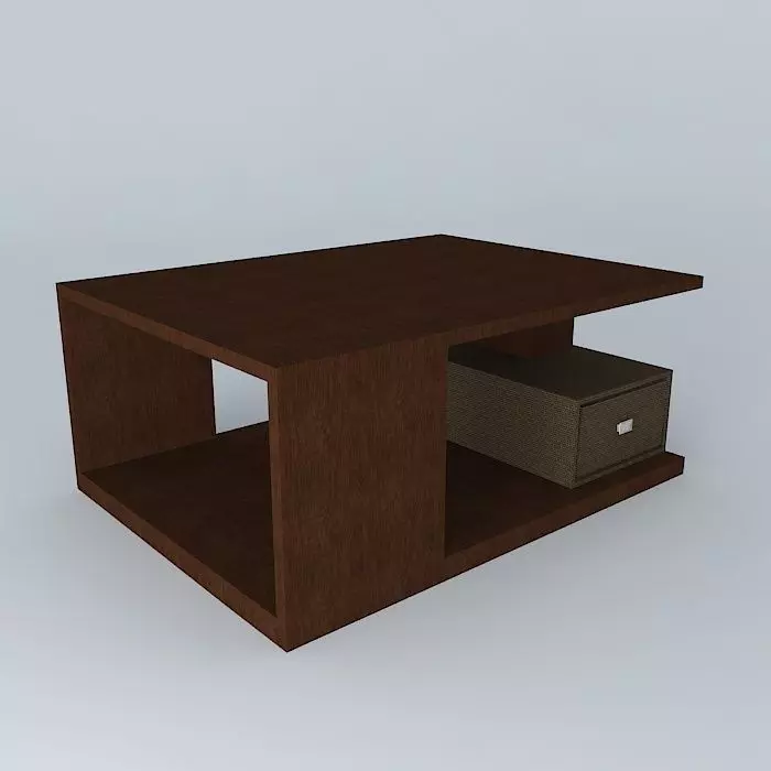 coffee table mesa de centro Free 3D model_0