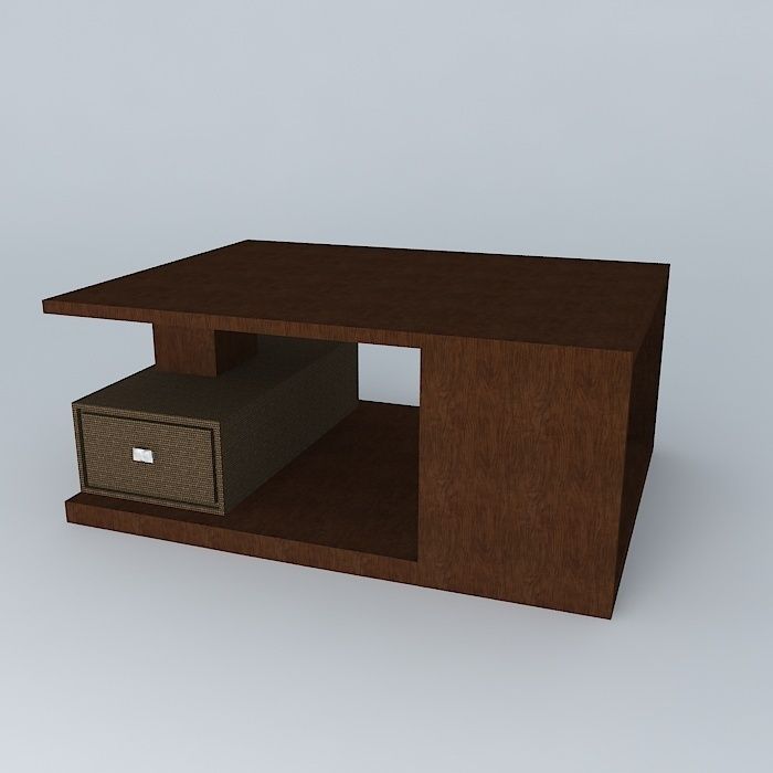 coffee table mesa de centro Free 3D model_1