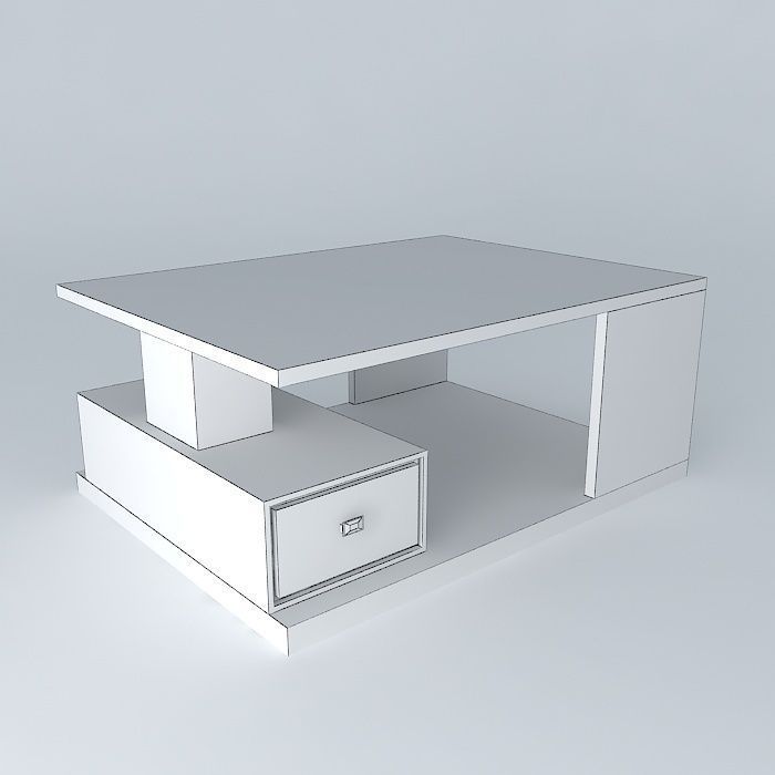 coffee table mesa de centro Free 3D model_4