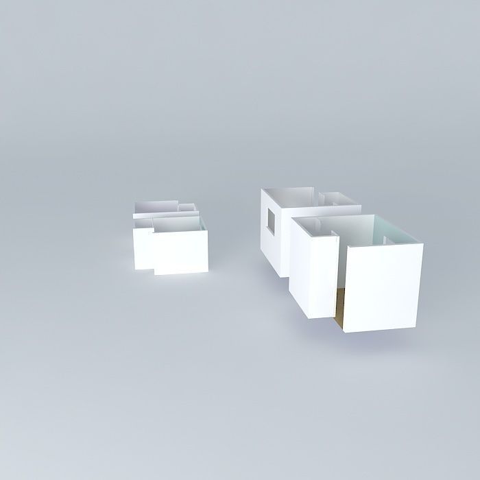 daniorkut three cubes Free 3D model_2