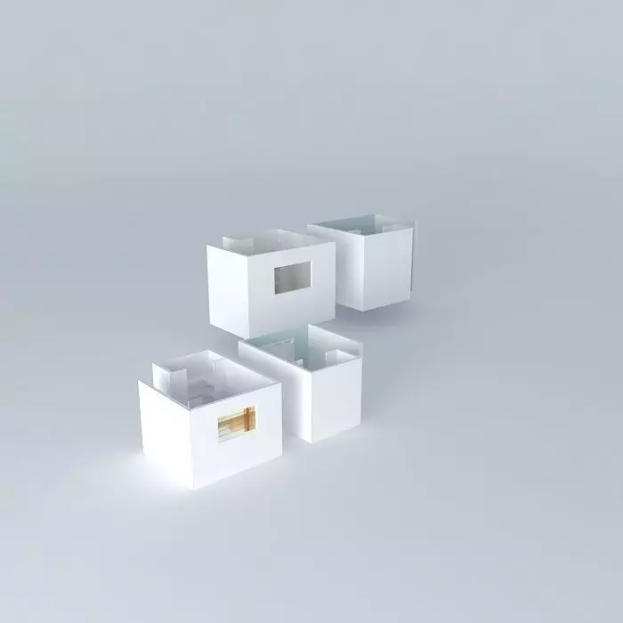 daniorkut three cubes Free 3D model_0