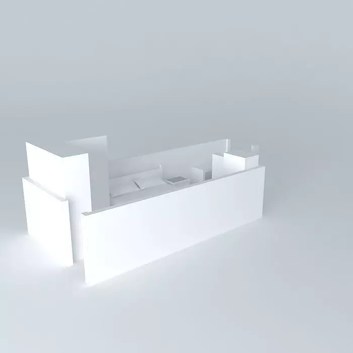 silorkut room with table and chairs Free 3D model_0