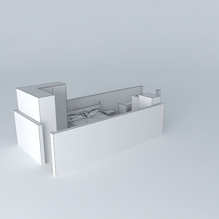 silorkut room with table and chairs Free 3D model_3