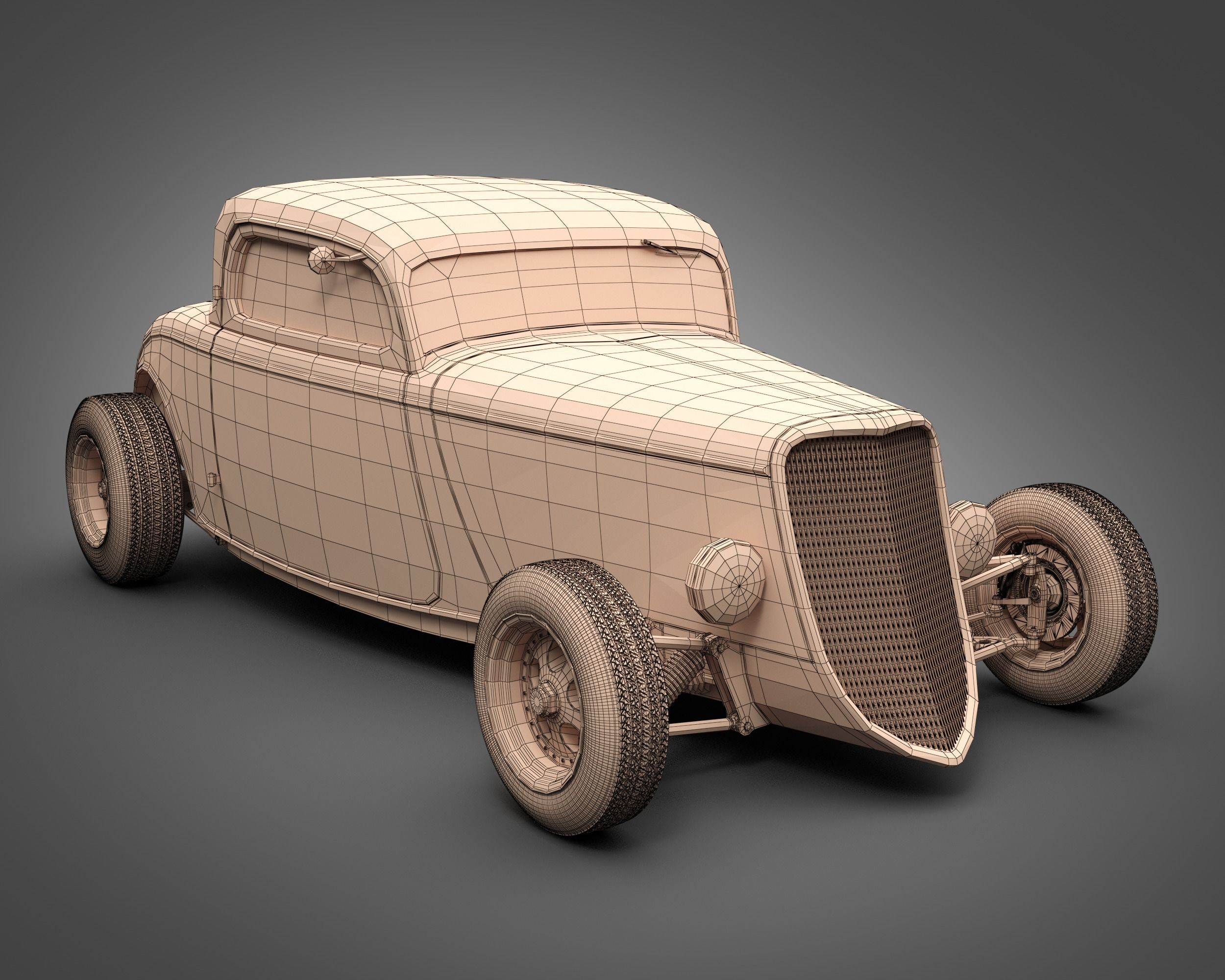 1933 Boyd Coddington Vern Luce Coupe 3D model_12