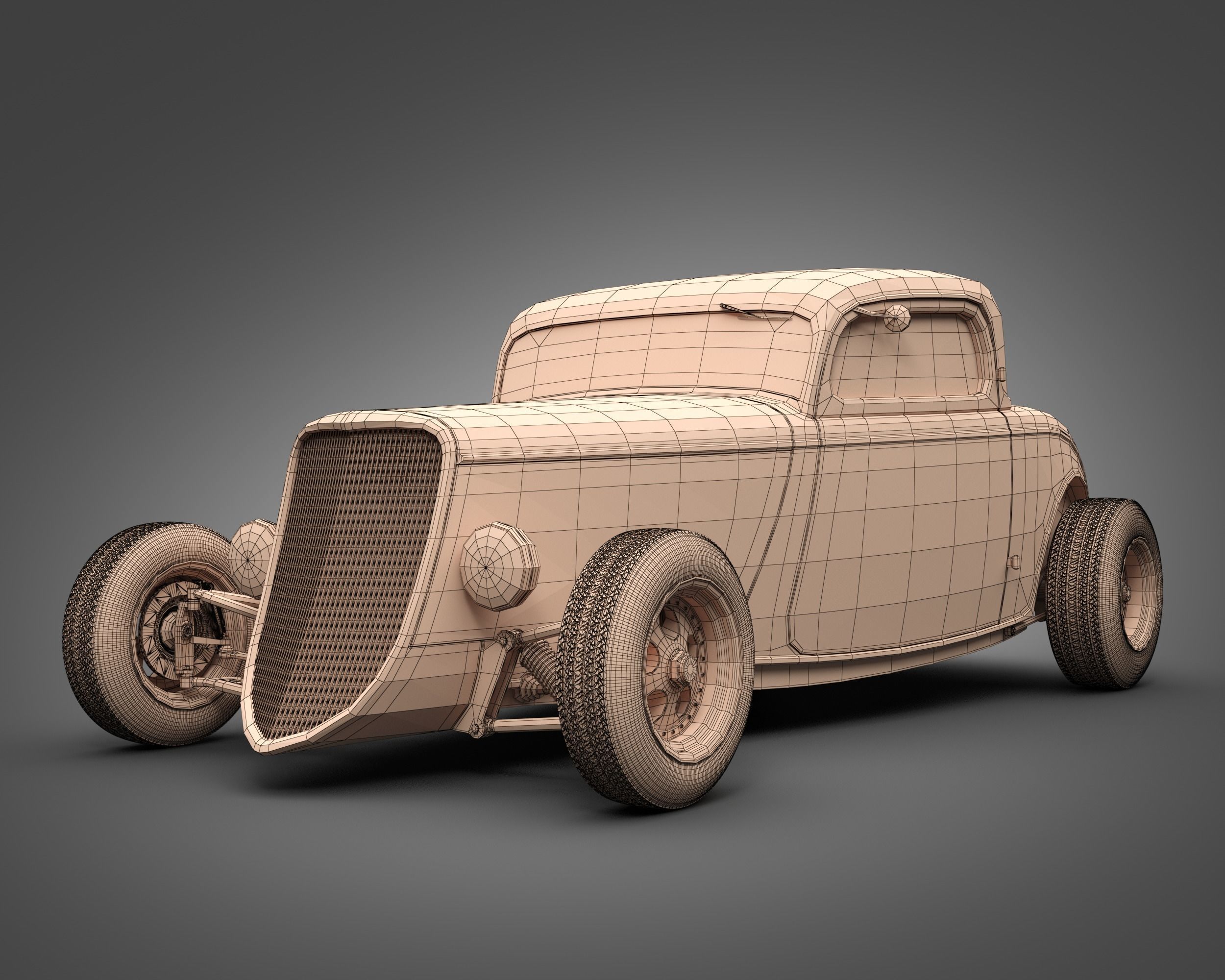 1933 Boyd Coddington Vern Luce Coupe 3D model_7