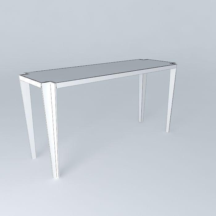 showcase console Free 3D model_4