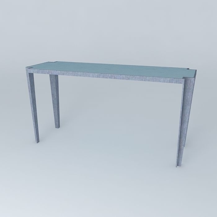 showcase console Free 3D model_1