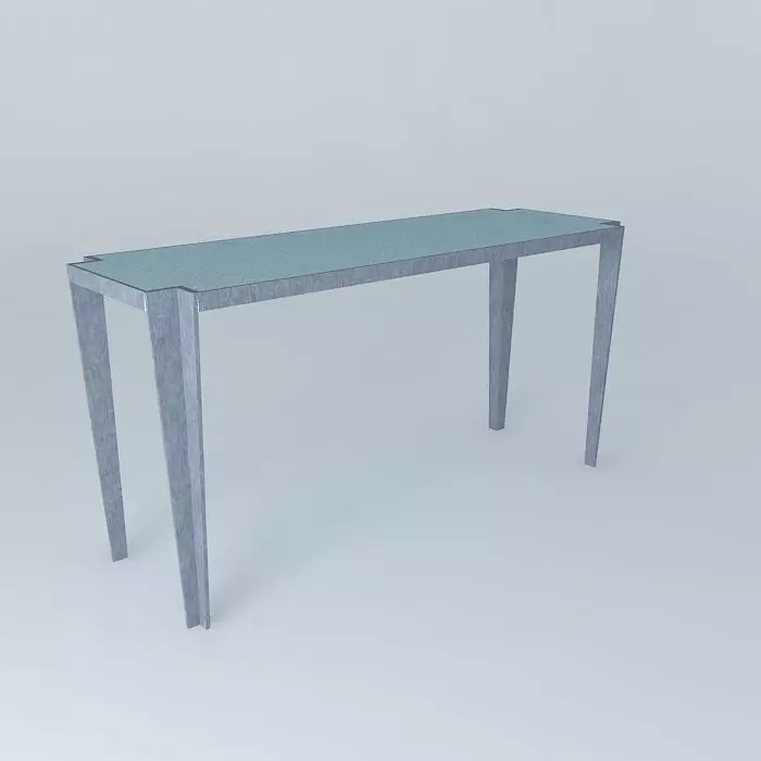 showcase console Free 3D model_0