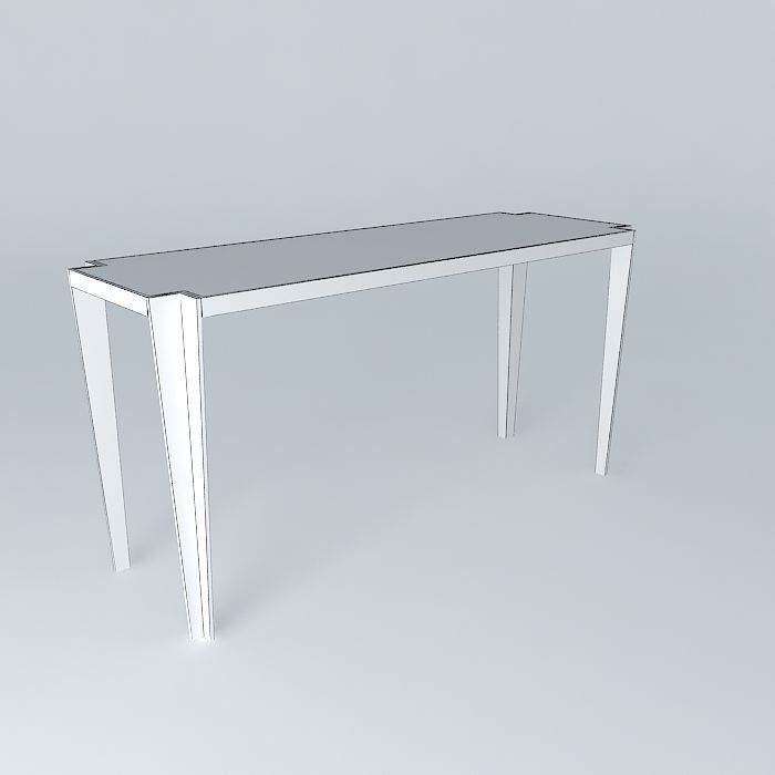 showcase console Free 3D model_3