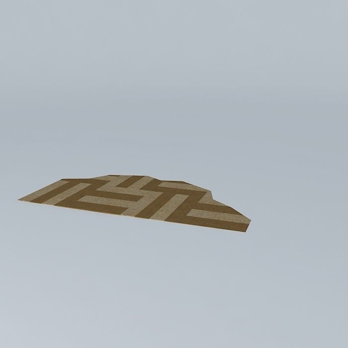 rug carpet Free 3D model_1