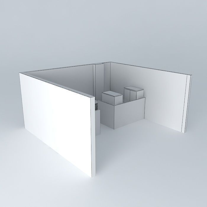 mauroorkut cubicle Free 3D model_3
