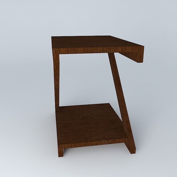 Z side table mesa de canto Z Free 3D model_2