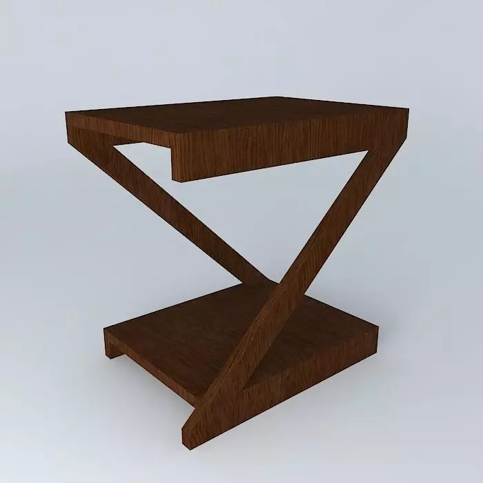Z side table mesa de canto Z Free 3D model_0