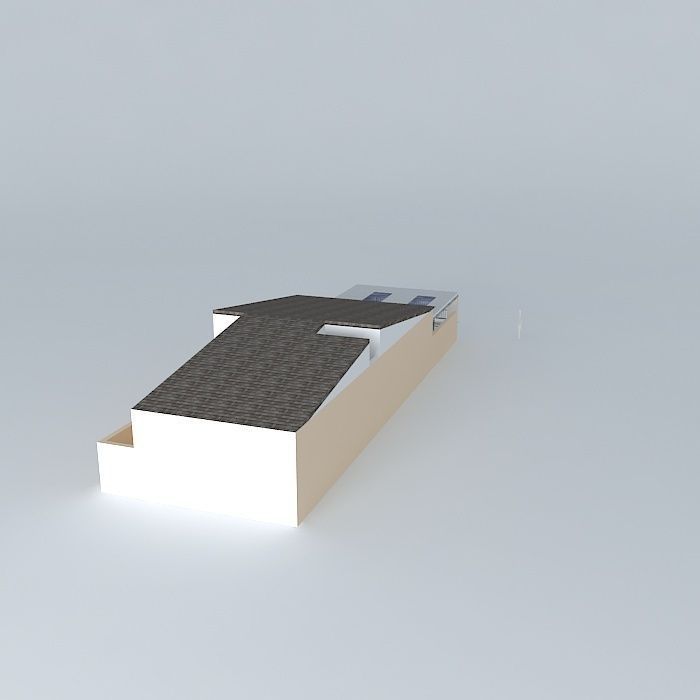 liorkutfachada house with roof Free 3D model_1