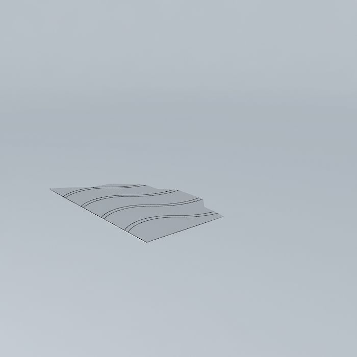 carpet rug Free 3D model_4