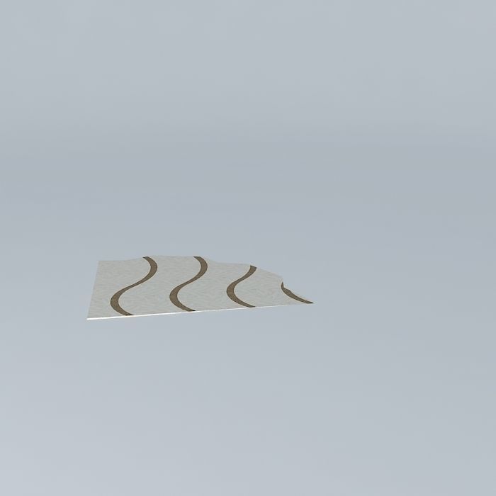 carpet rug Free 3D model_2