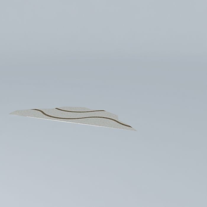 carpet rug Free 3D model_1