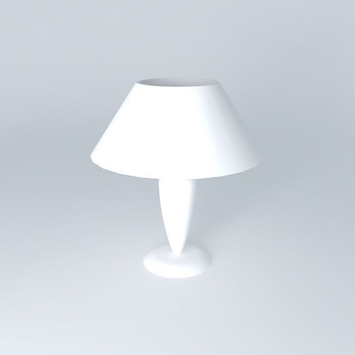 lamp lamp with shade Free 3D model_2