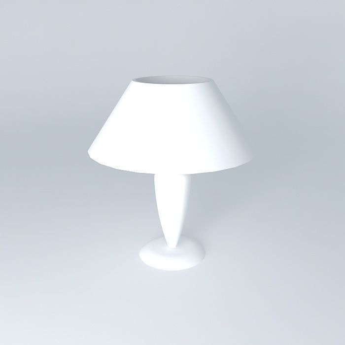 lamp lamp with shade Free 3D model_1