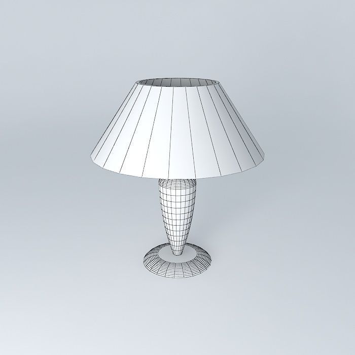 lamp lamp with shade Free 3D model_3