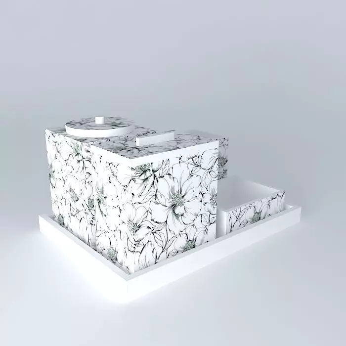 bathroom set conjunto lavabo Free 3D model