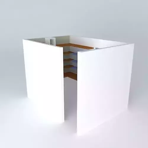 nadia 3 room with shelves and door