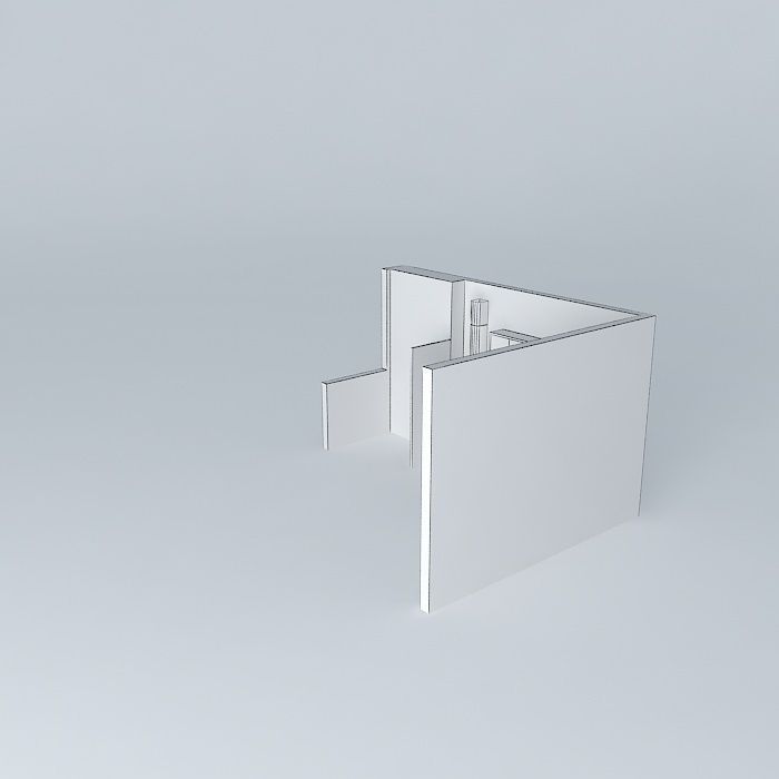 liorkut kitchen with person in it Free 3D model_4