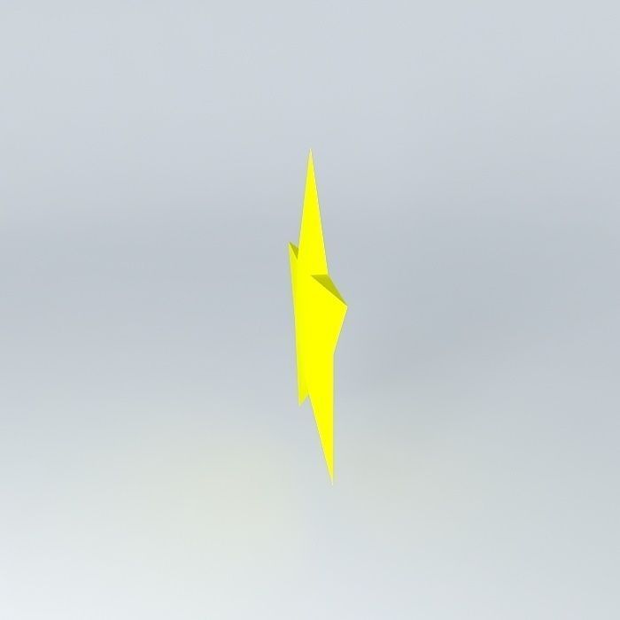 star star Free 3D model_2