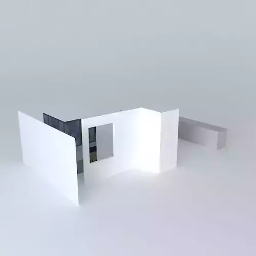 balcony grill barbecue balcony Free 3D model