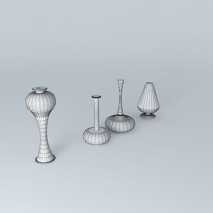 ornaments vessels vases Free 3D model_3
