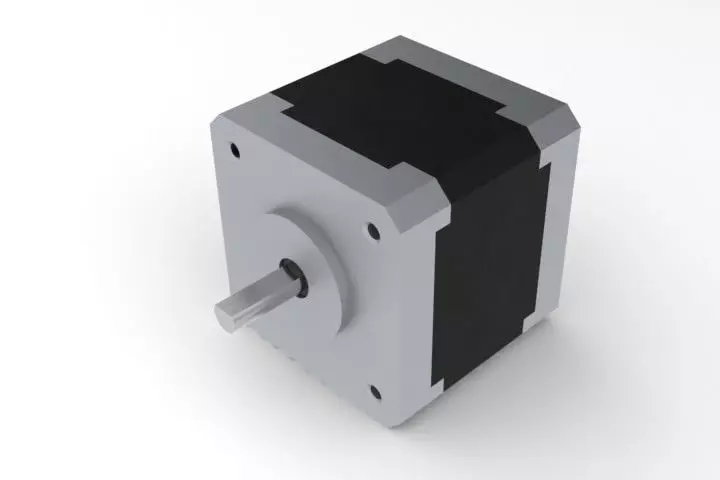 2HS03 2-Phase Motor 47nm Free 3D model_0