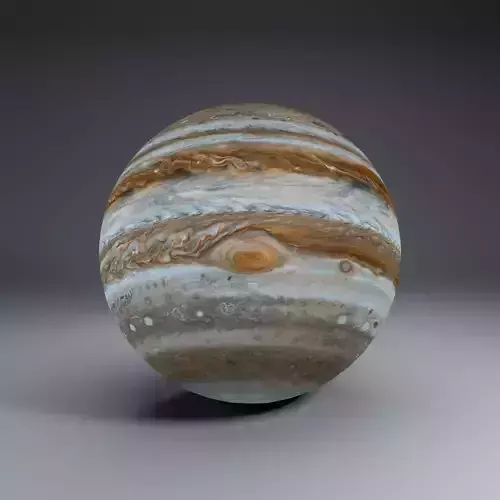 Jupiter 4k 3D model