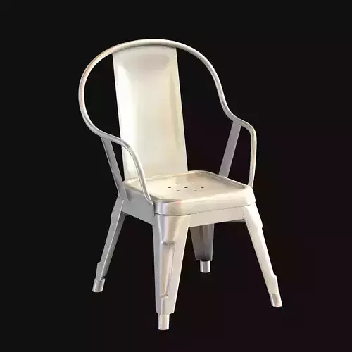 Xavier Pauchard Marais Chair Galvanized Kids Version 3D model