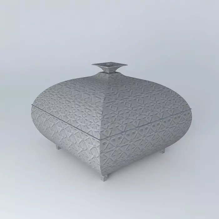Chinese Urn chinese urn ornament decor Free 3D model