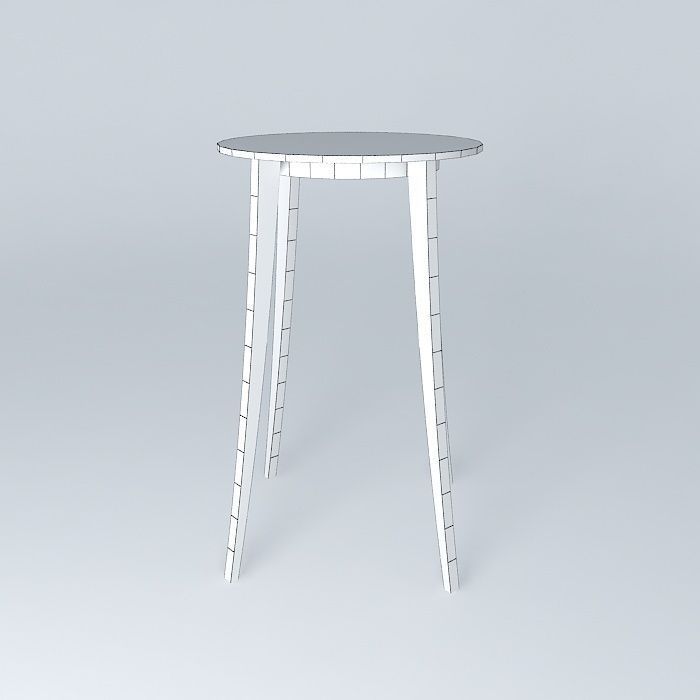 side table mesa de canto Free 3D model_4