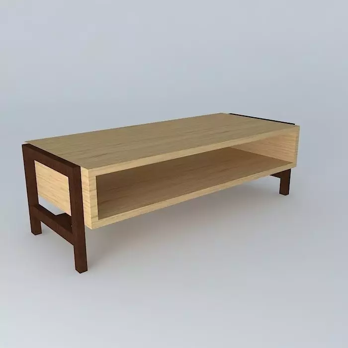 coffe table mesa de centro Free 3D model_0