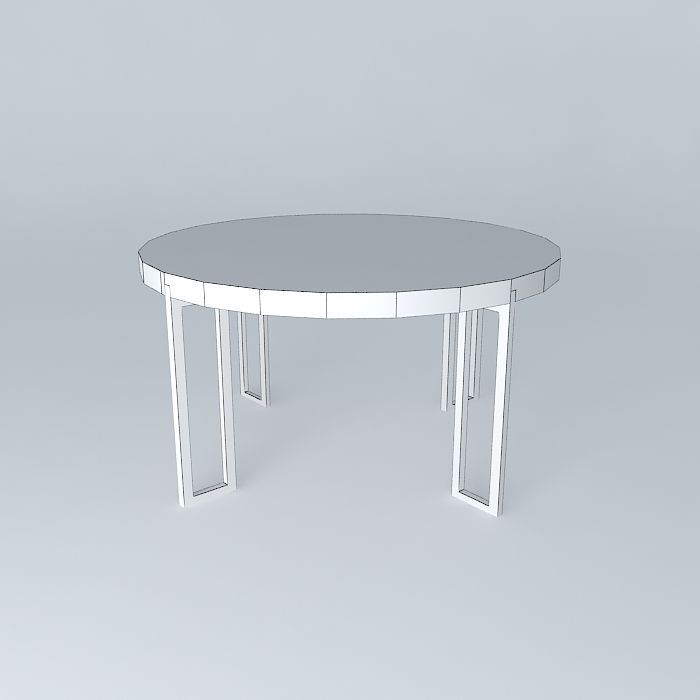 And coffee table mesa de center Ed Free 3D model_3