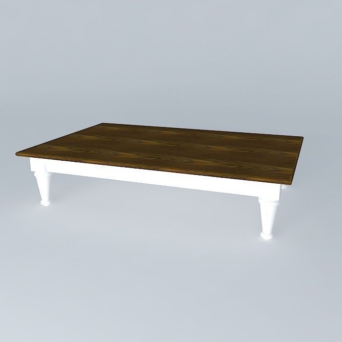 mesa centro coffee table Free 3D model_1