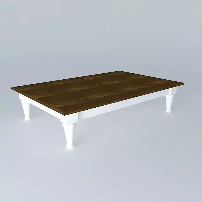 mesa centro coffee table Free 3D model_0