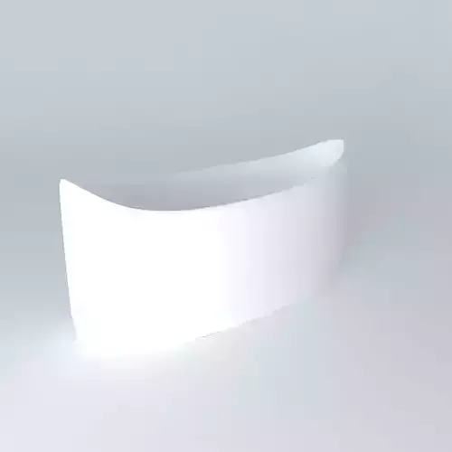 bowl curved bathtub